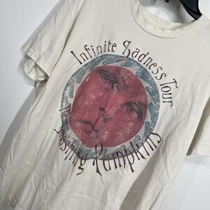 The Smashing Pumpkins Infinite Sadness T Shirt Mens L Band Rock Tour Concert SS